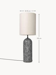 Dimmable Floor Lamp Gravity with Marble Base, H 130 cm - thumbnail 2