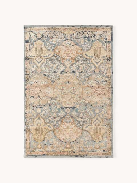 Hand-Knotted High-Pile Wool Rug Vani - image 1
