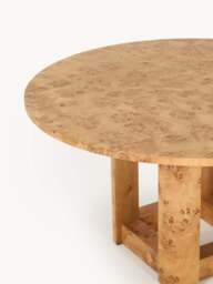 Round Wooden Dining Table Edward, in various sizes - thumbnail 3