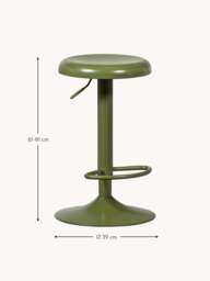 Metal Bar Stool Isaac, Height-adjustable - thumbnail 7