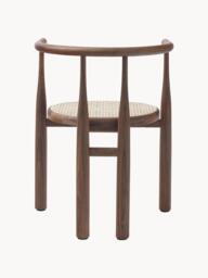 Walnut Wood Armchair Bukowski - thumbnail 6