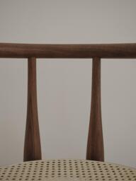 Walnut Wood Armchair Bukowski - thumbnail 9