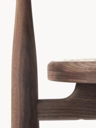 Walnut Wood Armchair Bukowski - thumbnail 7