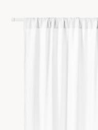 Sheer Muslin Rod Pocket Curtains Malvina, Set of 2, W 130 cm