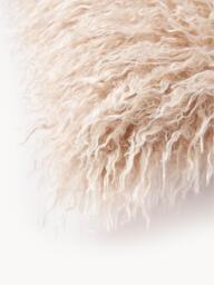Fluffy Faux-Fur Cushion Cover Morten, Curled - thumbnail 4