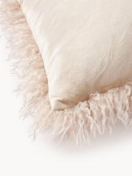 Fluffy Faux-Fur Cushion Cover Morten, Curled - thumbnail 5