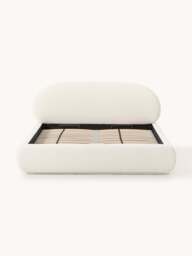 Upholstered Teddy Bed Alba with Storage - thumbnail 3