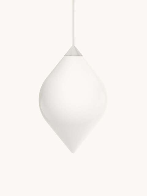 Mouth-Blown Dimmable Pendant Light Flare - image 1