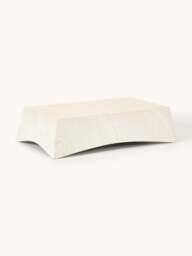 In- & Outdoor Coffee Table Mohi with Travertine Effect, W 100 cm - thumbnail 1