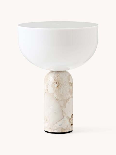 Small Portable Marble LED Table Lamp Kizu, Dimmable - image 1