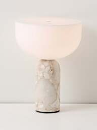 Small Portable Marble LED Table Lamp Kizu, Dimmable - thumbnail 2