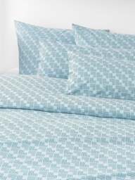 Geometric Print Cotton Percale Pillowcase Inki - thumbnail 2