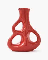 Ceramic Vase Three Ears, H 21 cm
