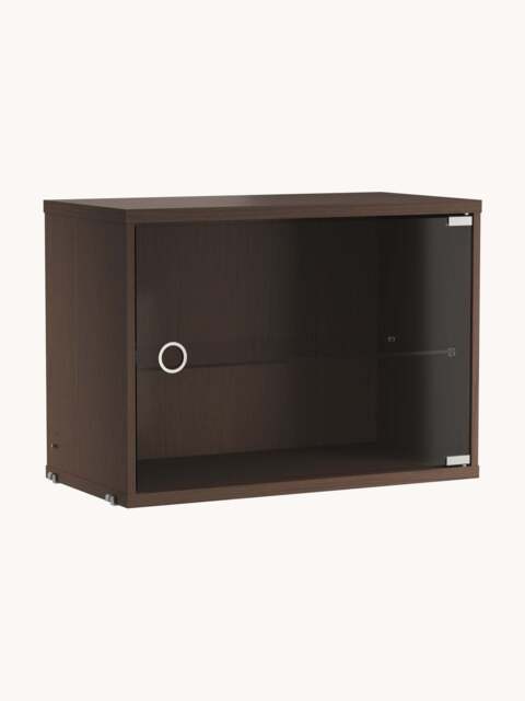 Display Cabinet String System with Swing Glass Door, W 58 x D 30 cm - image 1
