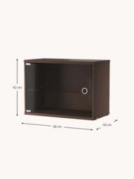 Display Cabinet String System with Swing Glass Door, W 58 x D 30 cm - thumbnail 2