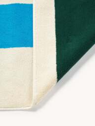 Reversible Cotton Bath Rug Combed - thumbnail 4