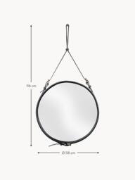 Round Wall Mirror Adnet, in various sizes - thumbnail 8