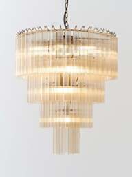 Large Glass Chandelier Janae - thumbnail 2