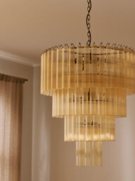 Large Glass Chandelier Janae - thumbnail 8