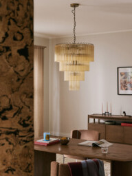 Large Glass Chandelier Janae - thumbnail 9