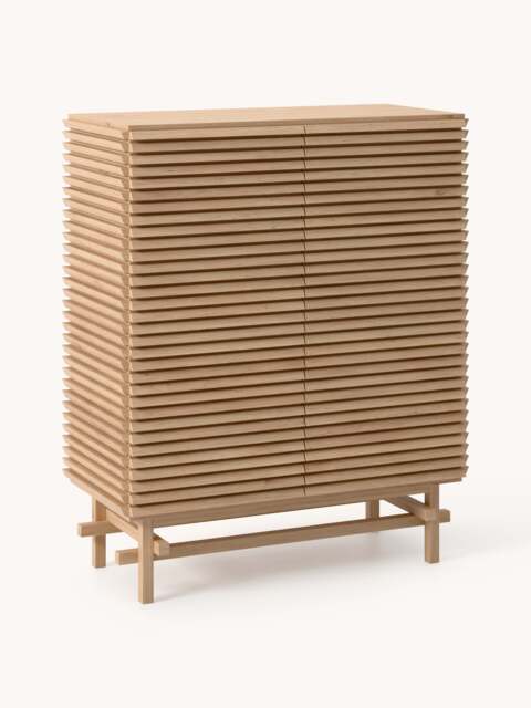 Oak Wood Highboard Pierce - image 1