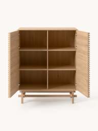 Oak Wood Highboard Pierce - thumbnail 3