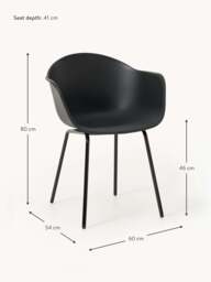 Dining Chair Claire with Armrests - thumbnail 7