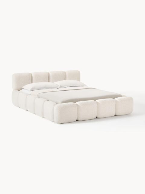 Upholstered Teddy Bouclé Bed Tayla - image 1
