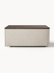 Linen Blend Ottoman Lennon with Storage - thumbnail 5