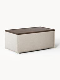 Linen Blend Ottoman Lennon with Storage