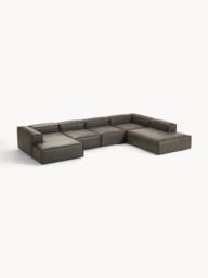 XL Leather Modular Sofa Lennon