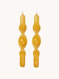 Handcrafted Tapered Candles Twist, Set of 2 - thumbnail 4
