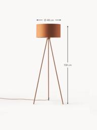 Tripod Floor Lamp Cella with Fabric Lampshade - thumbnail 9