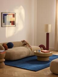 High-Low Wool Rug Mason, Hand-Tufted - thumbnail 7