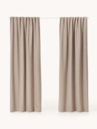 Opaque Multi-Band Curtains Joan, Set of 2, W 140 cm - thumbnail 2