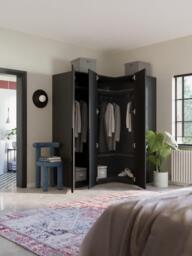 Modular Corner Wardrobe Leon, 165 cm Wide, in various sizes - thumbnail 7