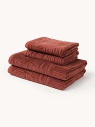 Velvet Towel Set Petra, in various set sizes - thumbnail 1