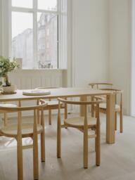 Oak Wood Dining Table Atlas, Various Sizes - thumbnail 2
