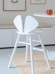 Kids Oak Wood High Chair Mouse Junior - thumbnail 2