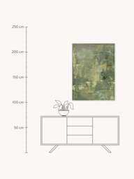 Hand-Painted Canvas Art Green Petite - thumbnail 3