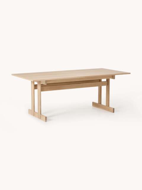 Extendable Oak Wood Dining Table Brynn, in various sizes - image 1