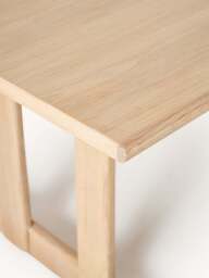 Extendable Oak Wood Dining Table Brynn, in various sizes - thumbnail 6