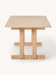 Extendable Oak Wood Dining Table Brynn, in various sizes - thumbnail 4