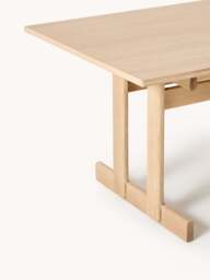 Extendable Oak Wood Dining Table Brynn, in various sizes - thumbnail 5