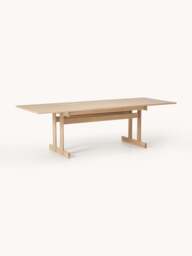 Extendable Oak Wood Dining Table Brynn, in various sizes - thumbnail 3