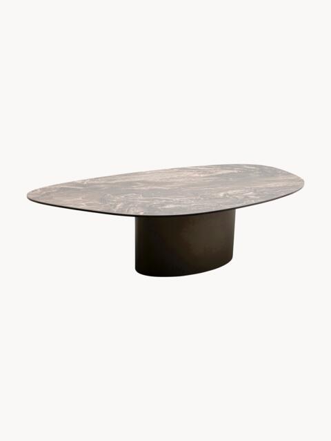 Organic-Shaped Marble Effect Coffee Table Paso - image 1