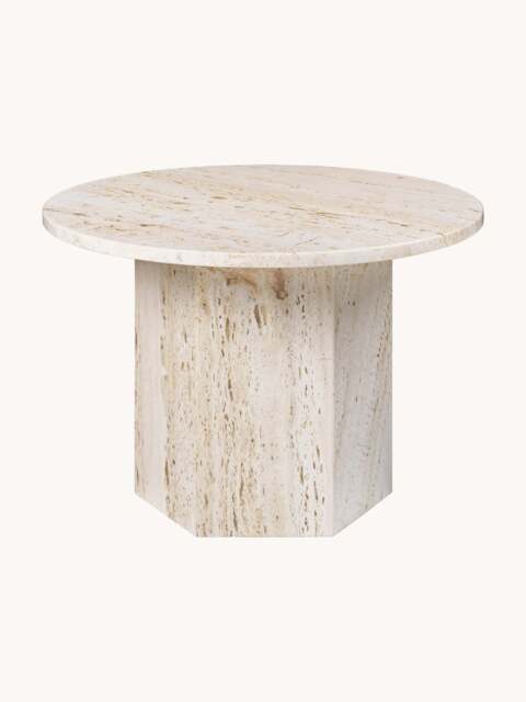 Epic Coffee Table - Round, Ø60, Travertine - image 1