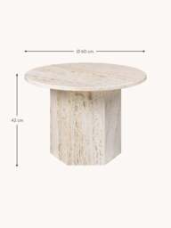 Epic Coffee Table - Round, Ø60, Travertine - thumbnail 3
