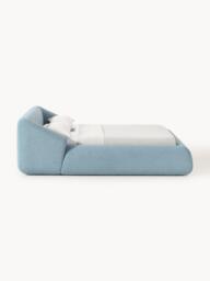 Upholstered Bouclé Bed Sofia - thumbnail 4