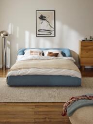 Upholstered Bouclé Bed Sofia - thumbnail 3